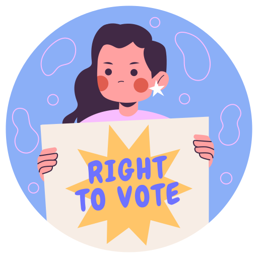 droit de vote gratuit sticker droit de vote gratuit sticker