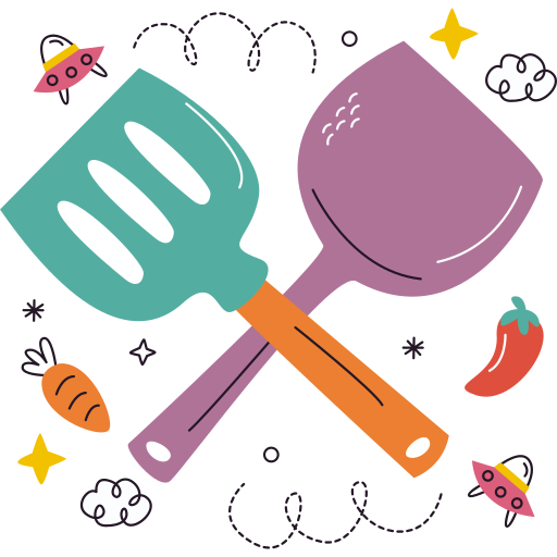 ustensiles de cuisine gratuit sticker