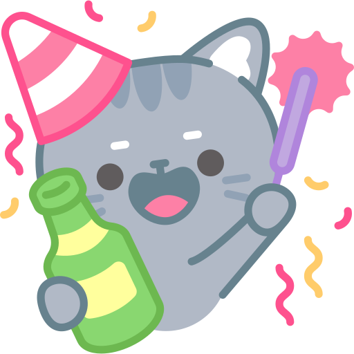 축하 무료 스티커