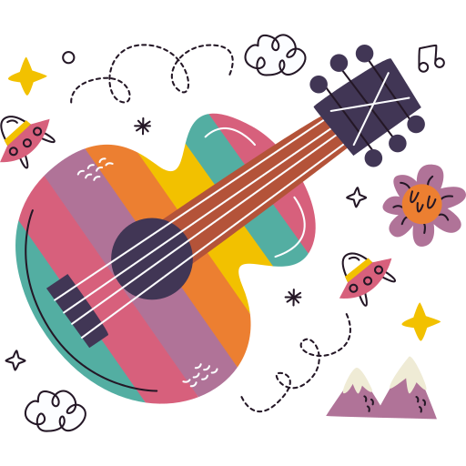 guitarra gratis sticker