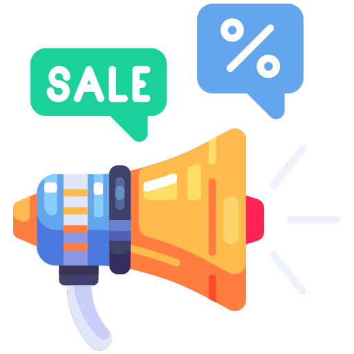 rabais Icône gratuit