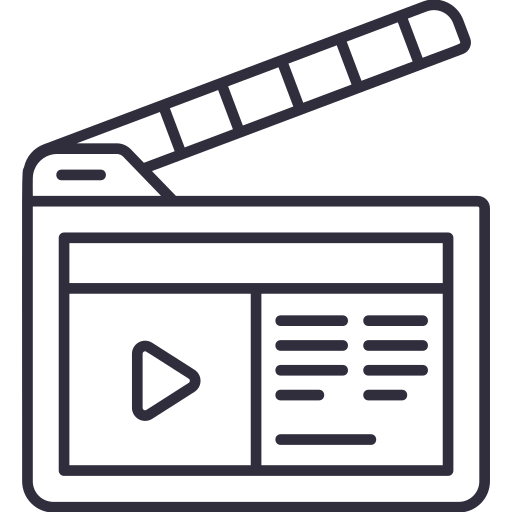 película icono gratis