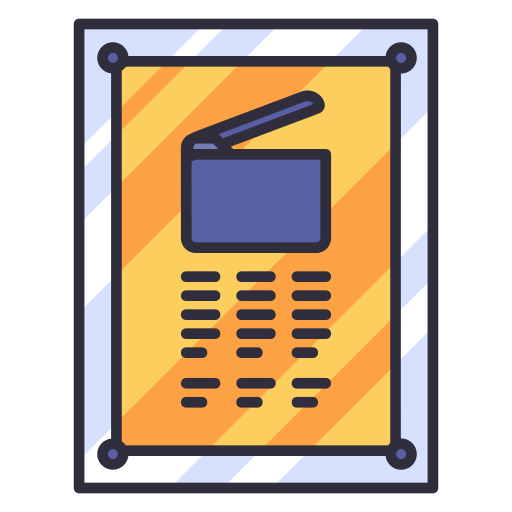 película icono gratis