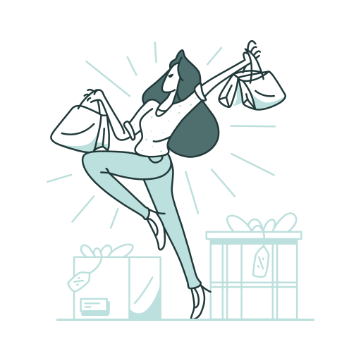 쇼핑 무료 아이콘