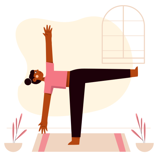 ardha chandrasana icono gratis