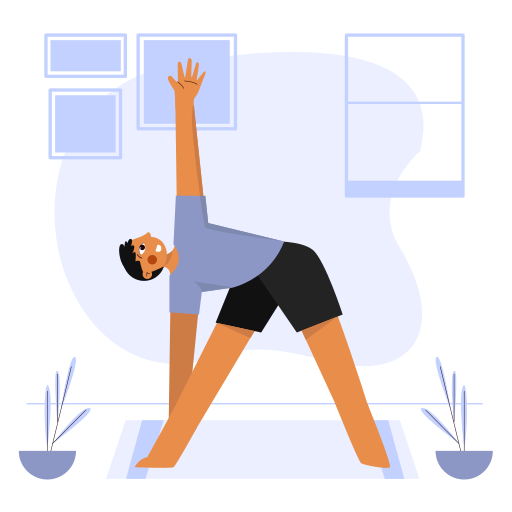 utthita trikonasana icono gratis