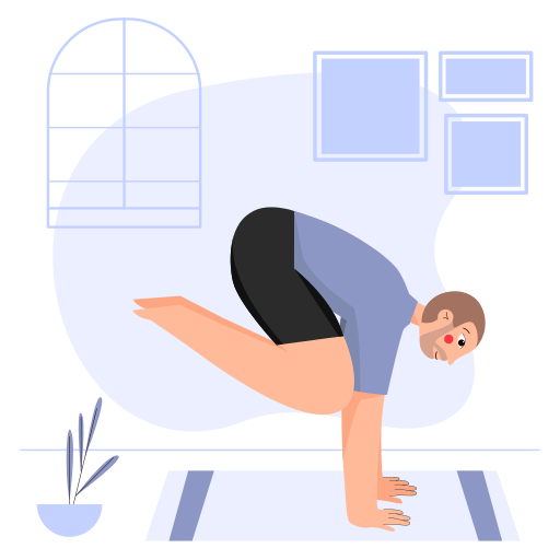 bakasana icono gratis