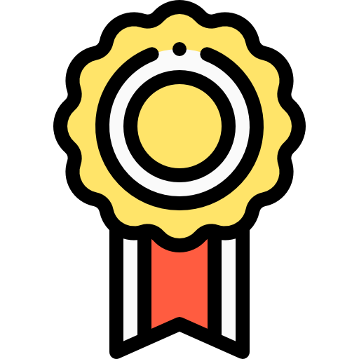 Medal Detailed Rounded Lineal color icon