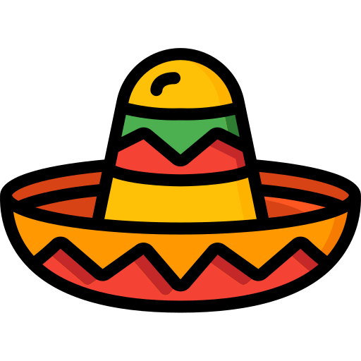 sombrero mexicano icono gratis