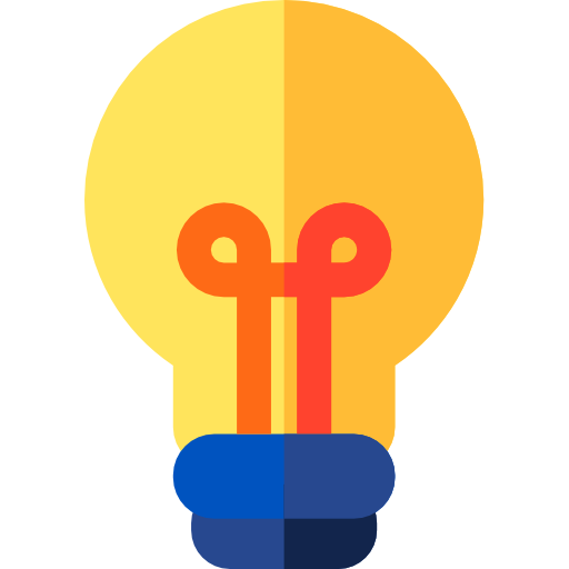 Bulb Basic Rounded Flat icon