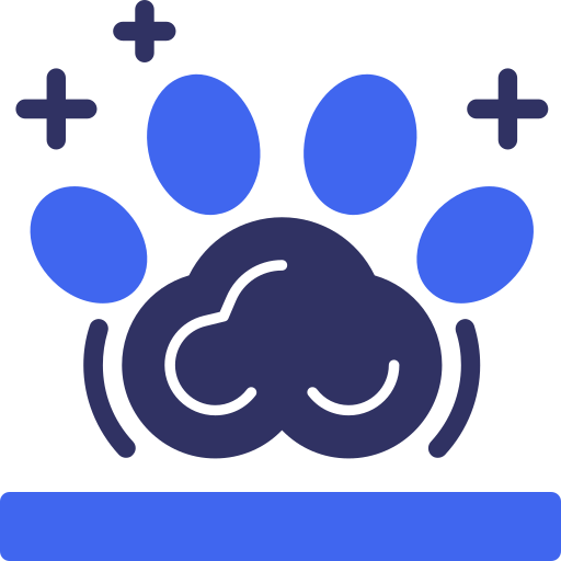 pata de mascota icono gratis