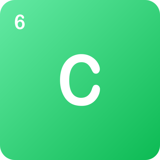 Carbon free icon