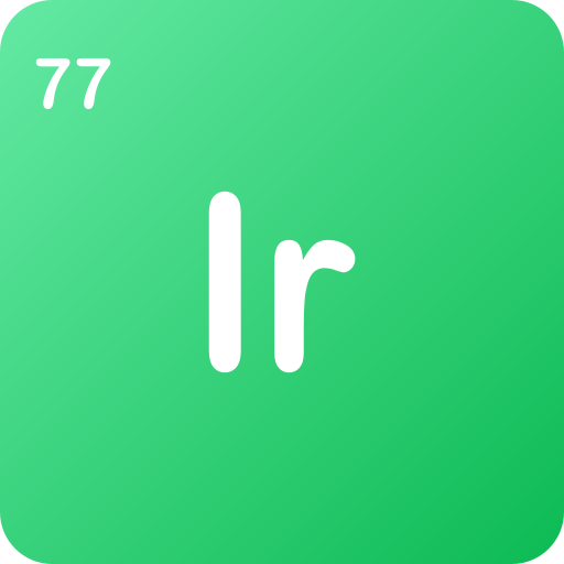 iridio icono gratis