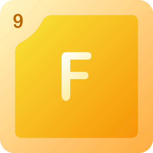 flúor icono gratis