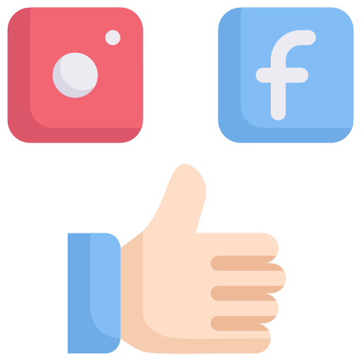 medios de comunicación social icono gratis