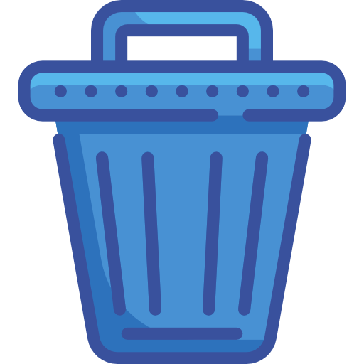 poubelle Icône gratuit