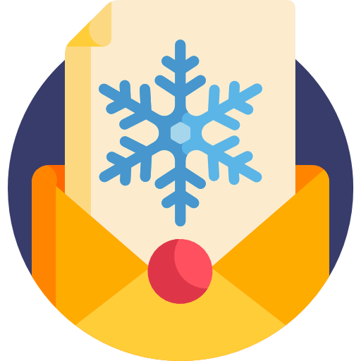 tarjeta de navidad icono gratis