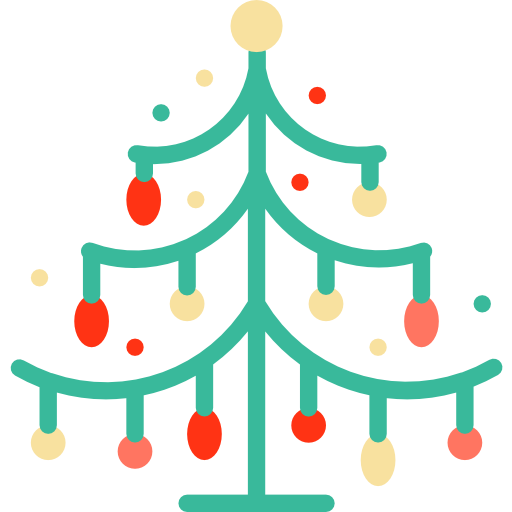 árbol de navidad icono gratis