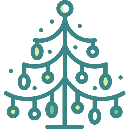 árbol de navidad icono gratis