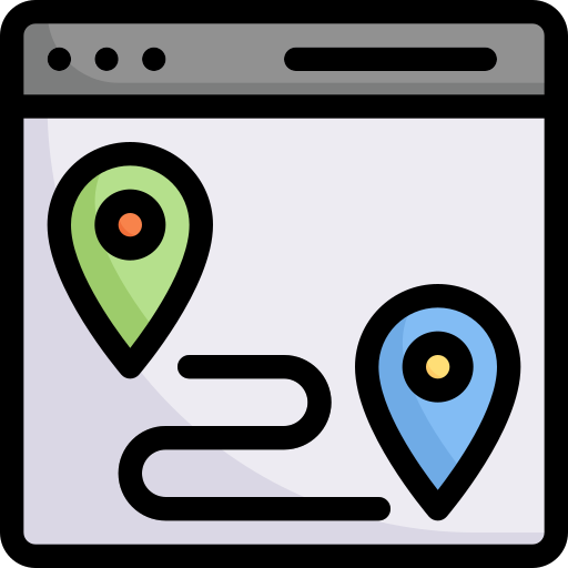 mapa icono gratis