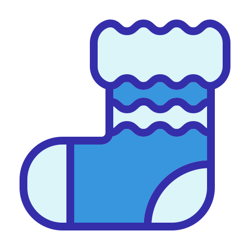 Christmas sock free icon Christmas sock free icon