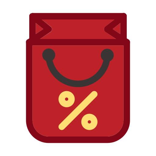 bolsa grátis ícone