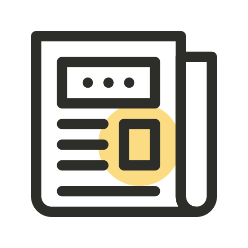 medios de comunicación icono gratis