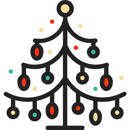 árbol de navidad icono gratis