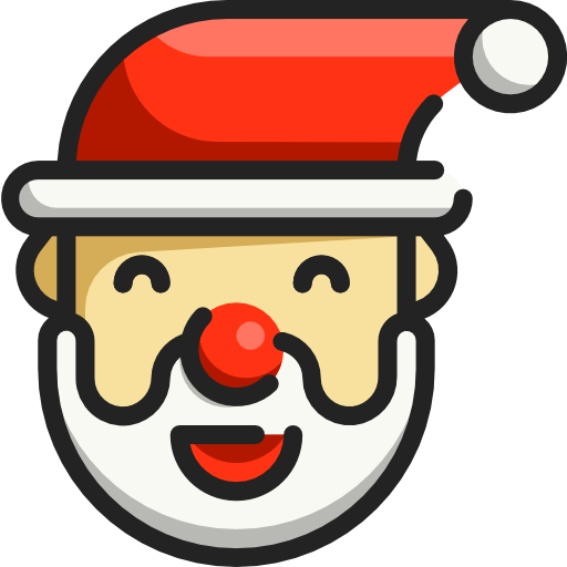 papá noel icono gratis