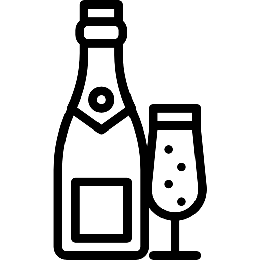 champán icono gratis