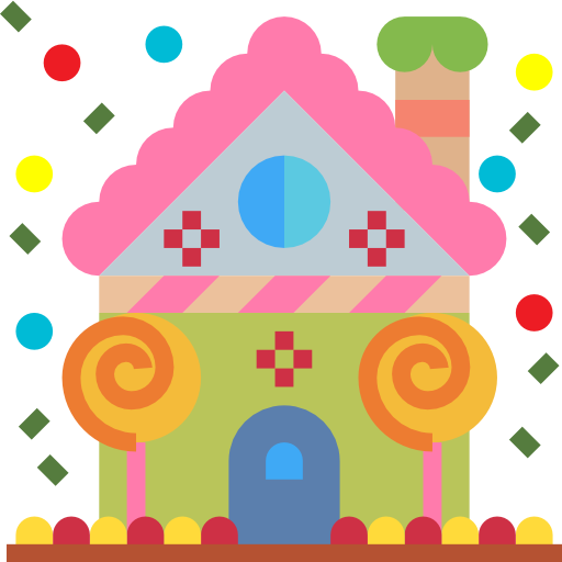 Пряничный домик бесплатно иконка Пряничный домик бесплатно иконка