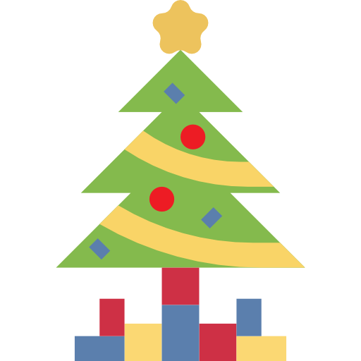 árbol de navidad icono gratis