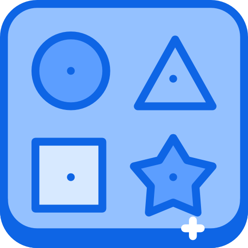 Shapes Darius Dan Blue icon