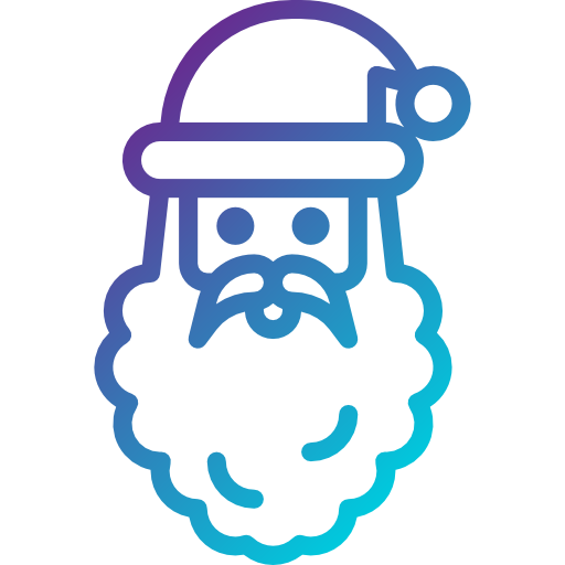 papá noel icono gratis