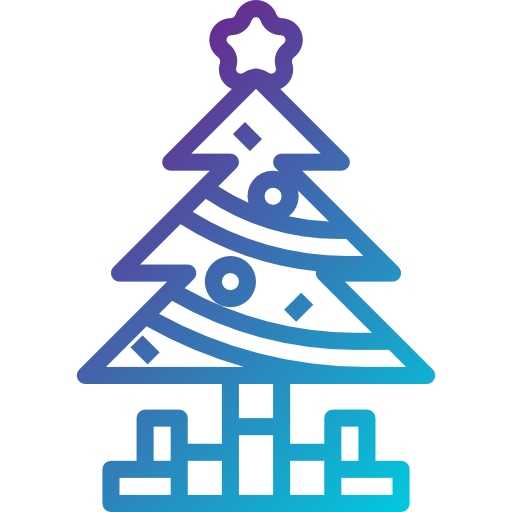 árbol de navidad icono gratis