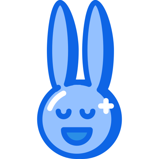 conejito de pascua icono gratis