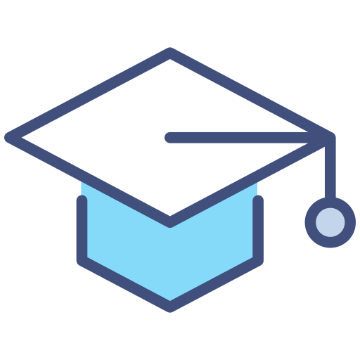 graduación icono gratis