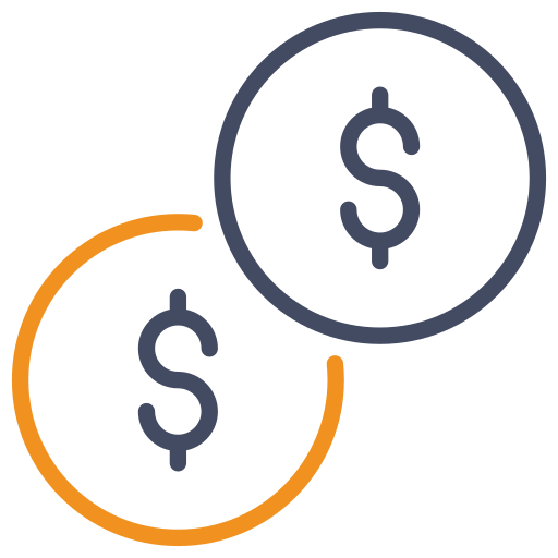 monedas icono gratis