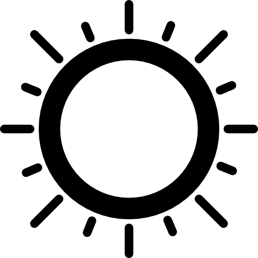 Free Icon | Sunny