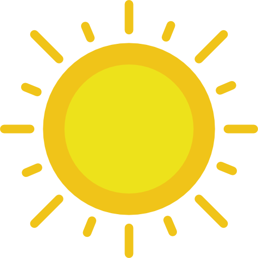 Sunny free icon