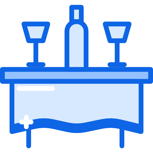 mesa del comedor icono gratis