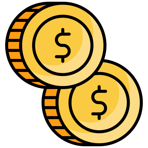 monedas icono gratis