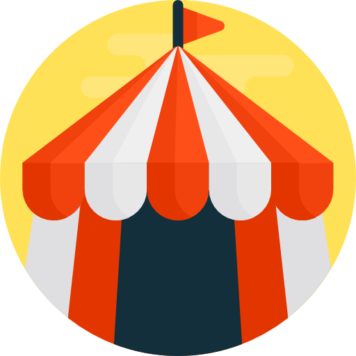 circo grátis ícone circo grátis ícone