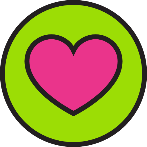 Heart Payungkead Lineal Color icon