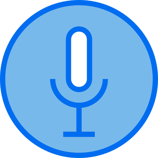 Microphone Payungkead Blue icon