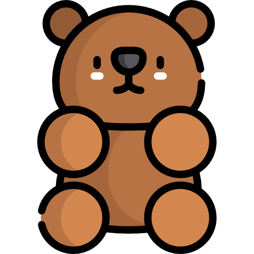 oso de peluche icono gratis