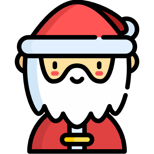 papa noel icono gratis