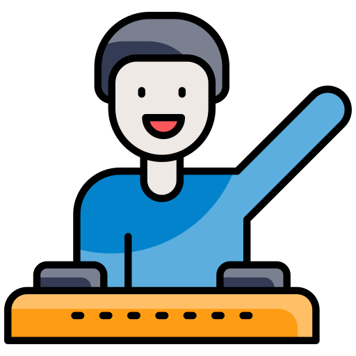 disc jockey icono gratis