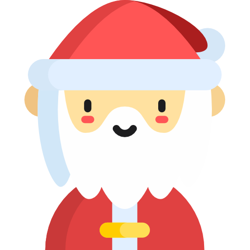 papa noel icono gratis