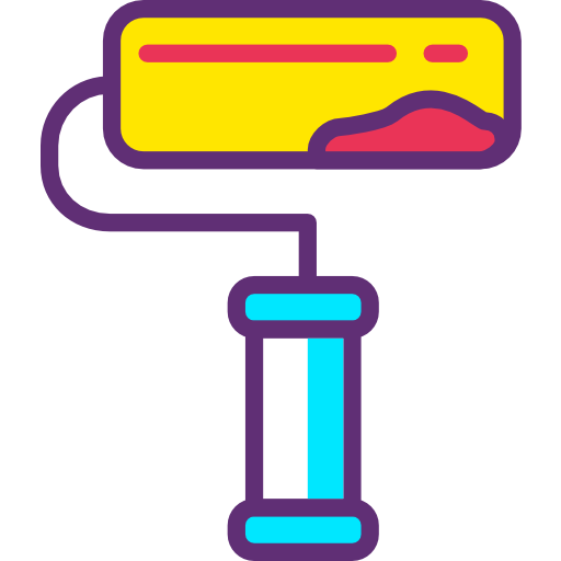 Paint roller free icon
